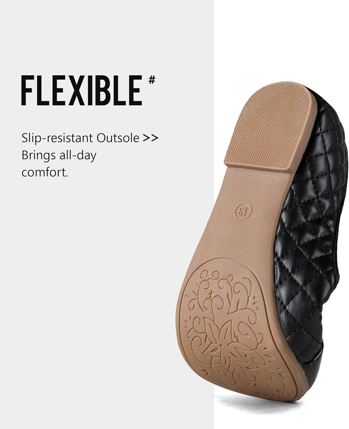 imageDREAM PAIRS Girls Dress Shoes Flower Girl Slipon Bow Ballet Flats for Wedding Party School Little KidBig KidBlack