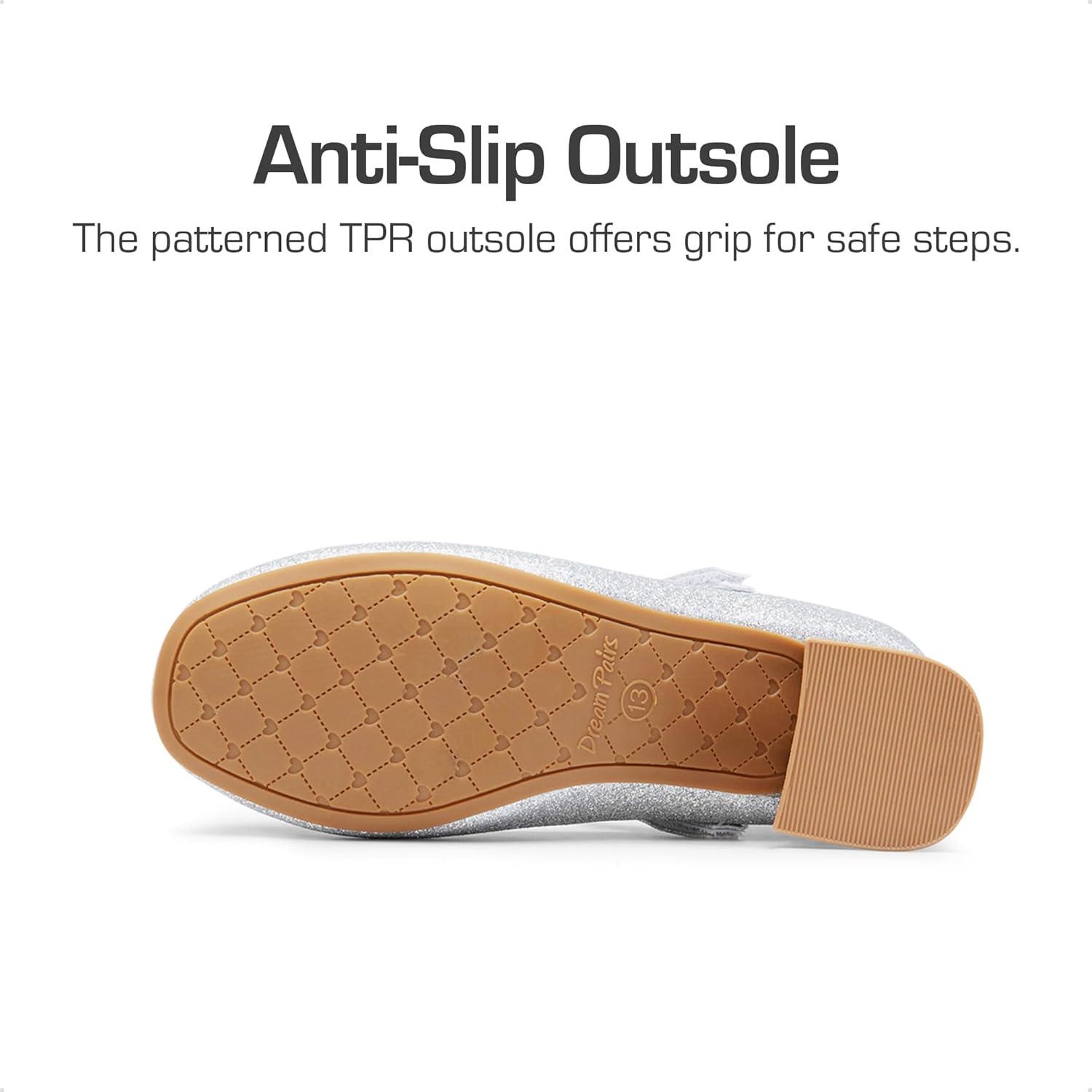 imageDREAM PAIRS Girls Dress Shoes High Heels Party Wedding Princess Pump for Little Big KidSilverglitter