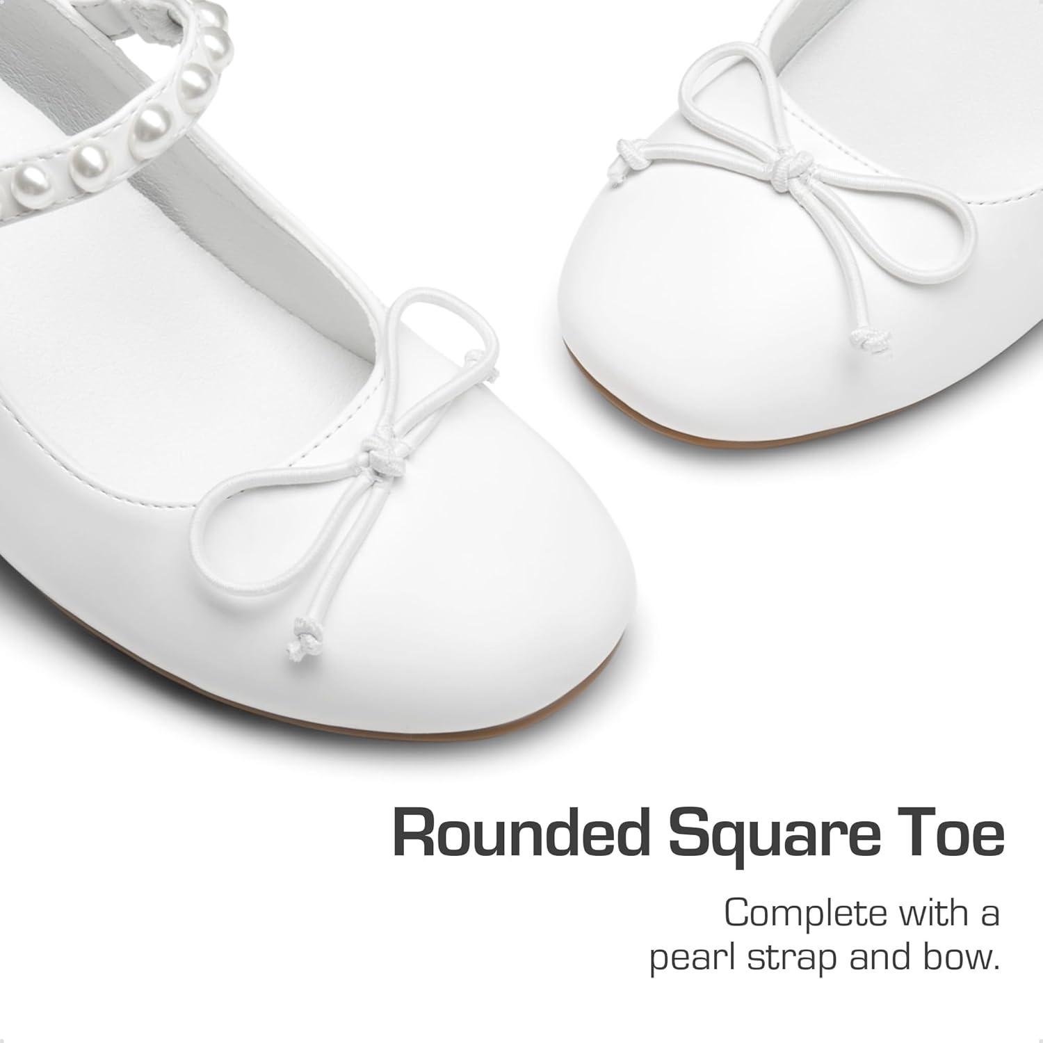 imageDREAM PAIRS Girls Dress Shoes High Heels Party Wedding Princess Pump for Little Big KidWhite