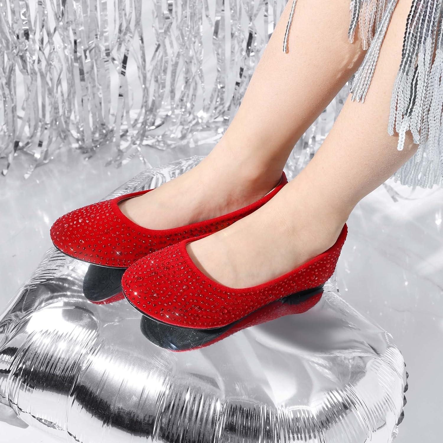 imageDREAM PAIRS Girls Dress Shoes Slip on Ballerina Flats for WeddingPartyMuyshinered