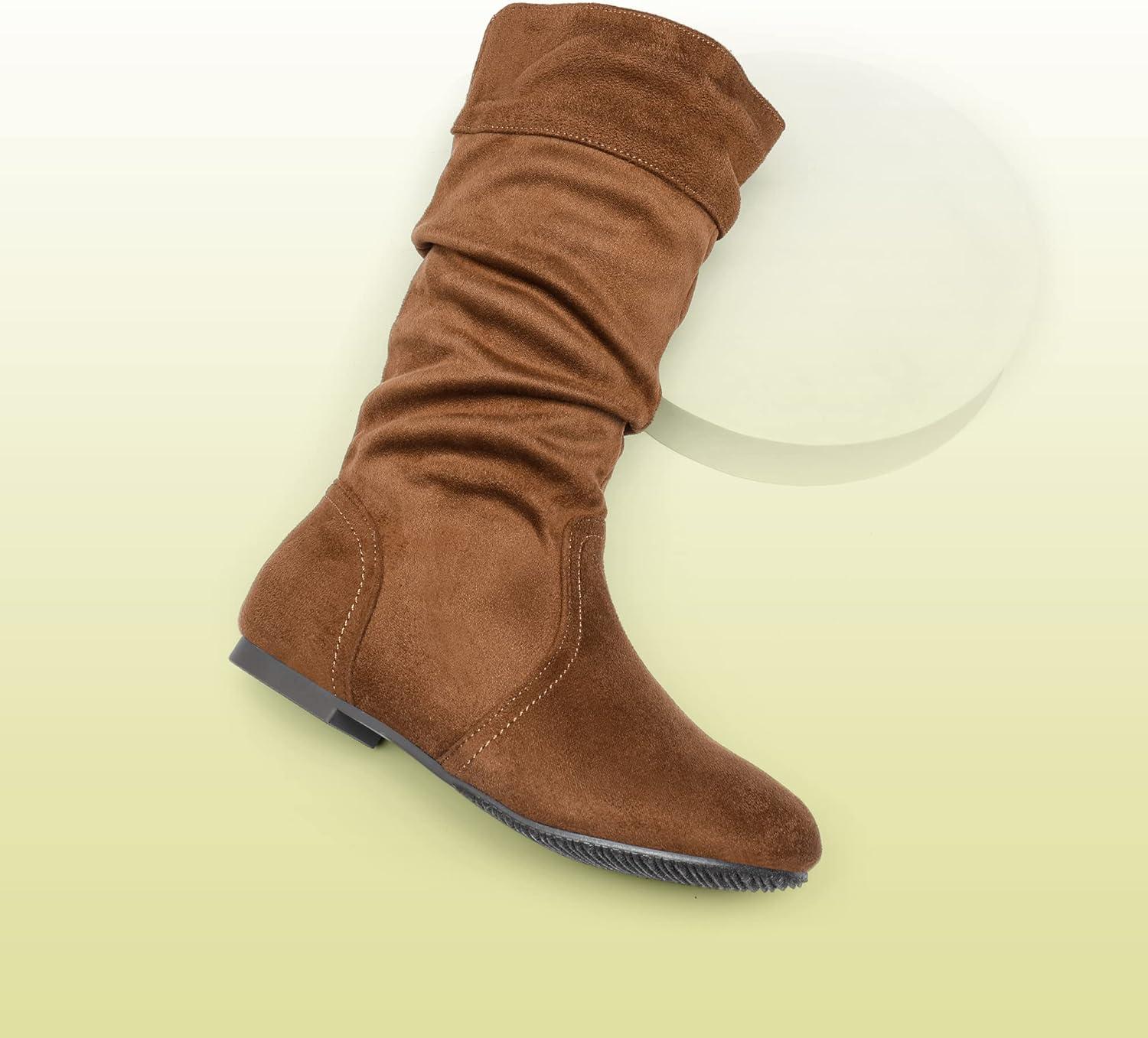 imageDREAM PAIRS Girls Faux Fur Lined Knee High Winter Riding BootsToddlerLittle KidBig KidBlvdtan