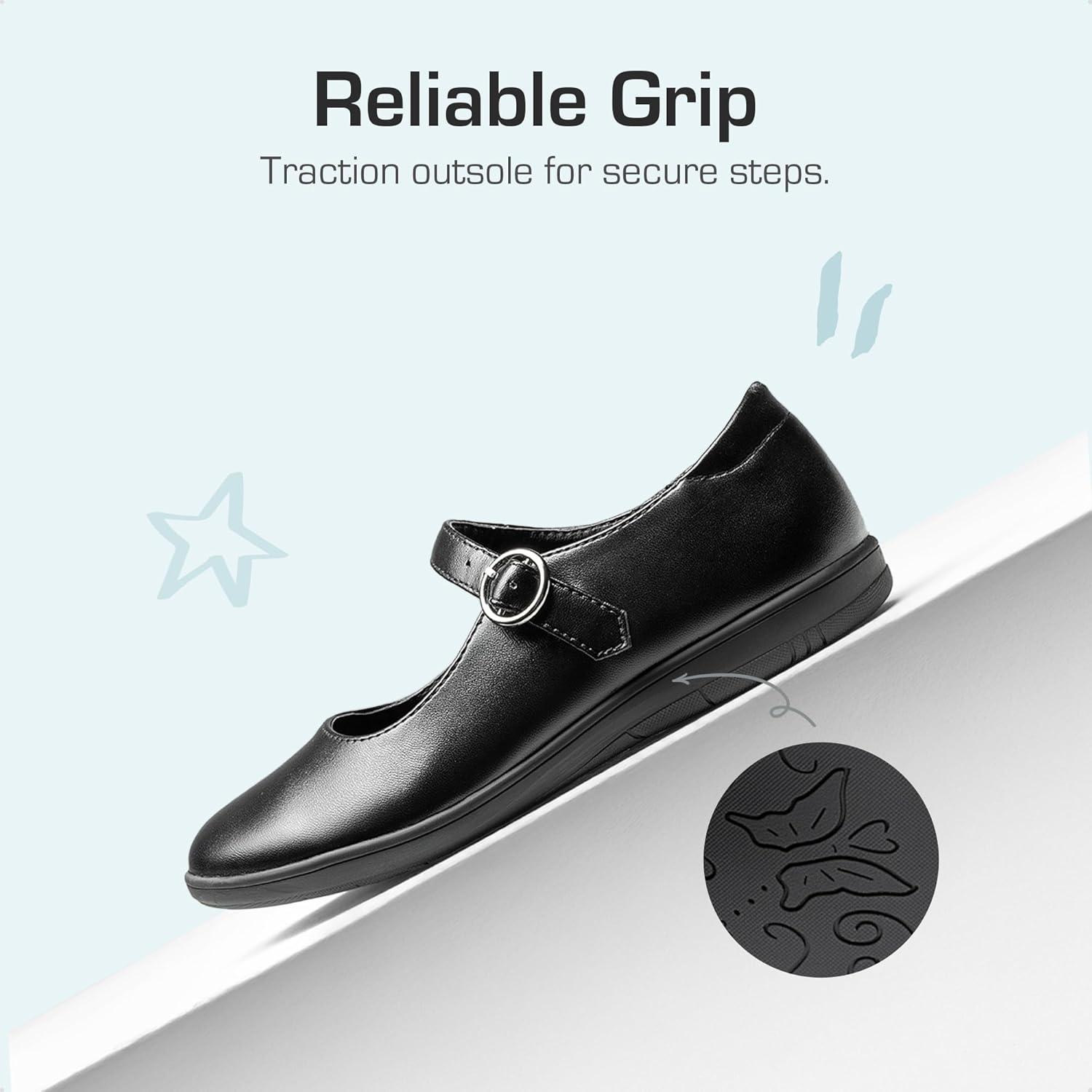 imageDREAM PAIRS Girls Mary Jane Flats School Uniform Dress ShoesBlack