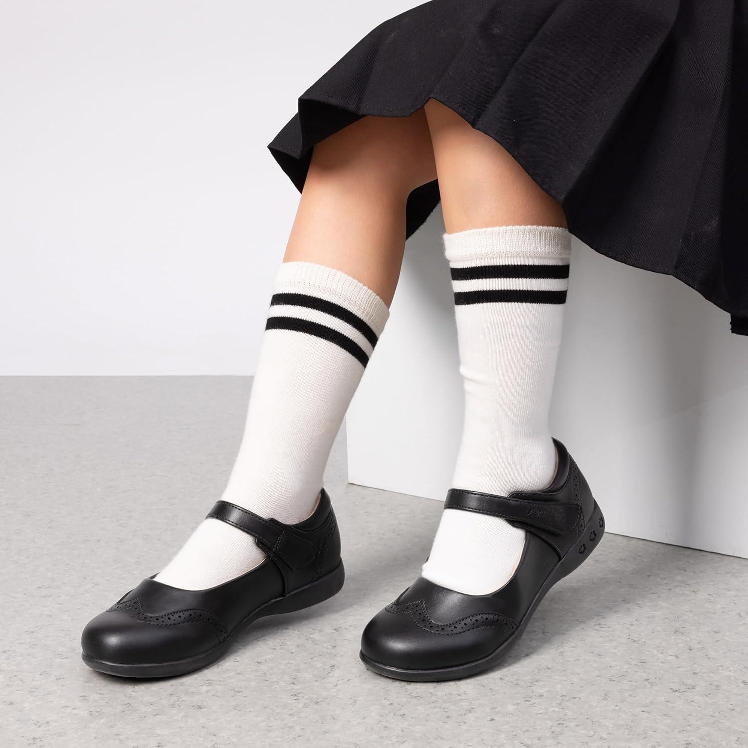 imageDREAM PAIRS Girls School Uniform Shoes Mary Jane Black FlatsBlack