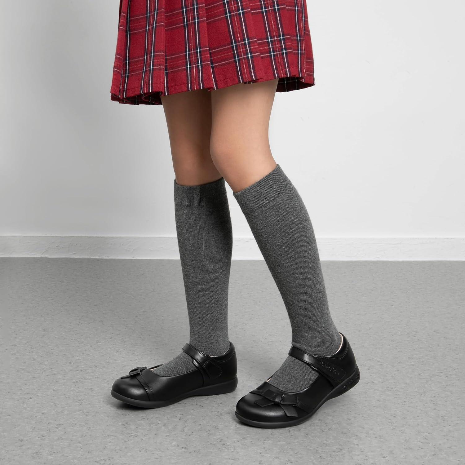 imageDREAM PAIRS Girls School Uniform Shoes Mary Jane Dress FlatsLittle KidBig KidBlackPu