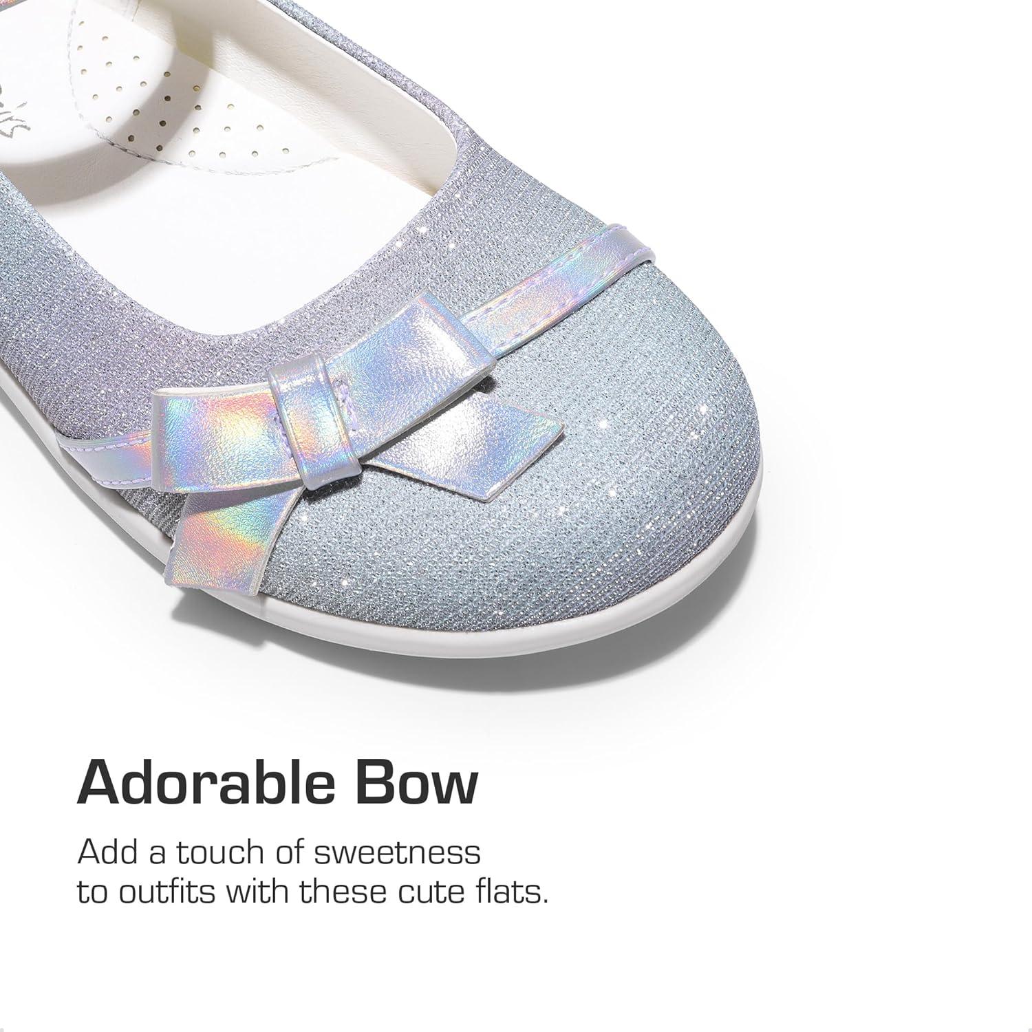 imageDREAM PAIRS Girls School Uniform Shoes Mary Jane Dress FlatsLittle KidBig KidRainbow