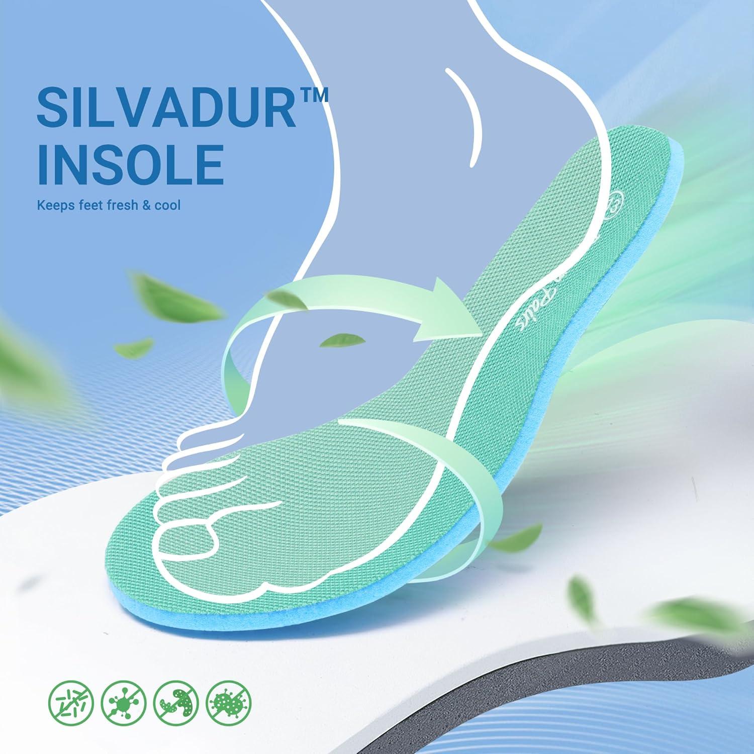 imageDREAM PAIRS Girls SlipOn Sneakers Kids Sparkle Pop Lightweight Jelly Sole Walking ShoesRainbowGreen