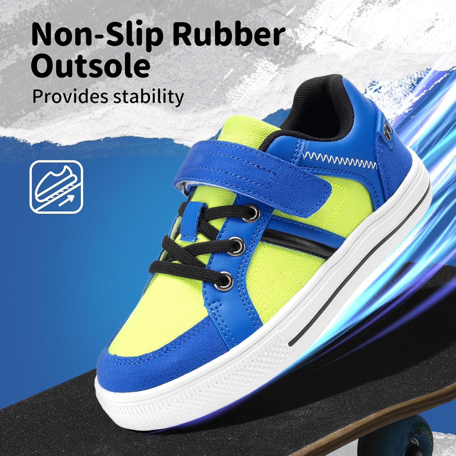 imageDREAM PAIRS Kid Sneakers Girls Boys School Loafers Shoes LilLegends TimberTotLight GreenBlue