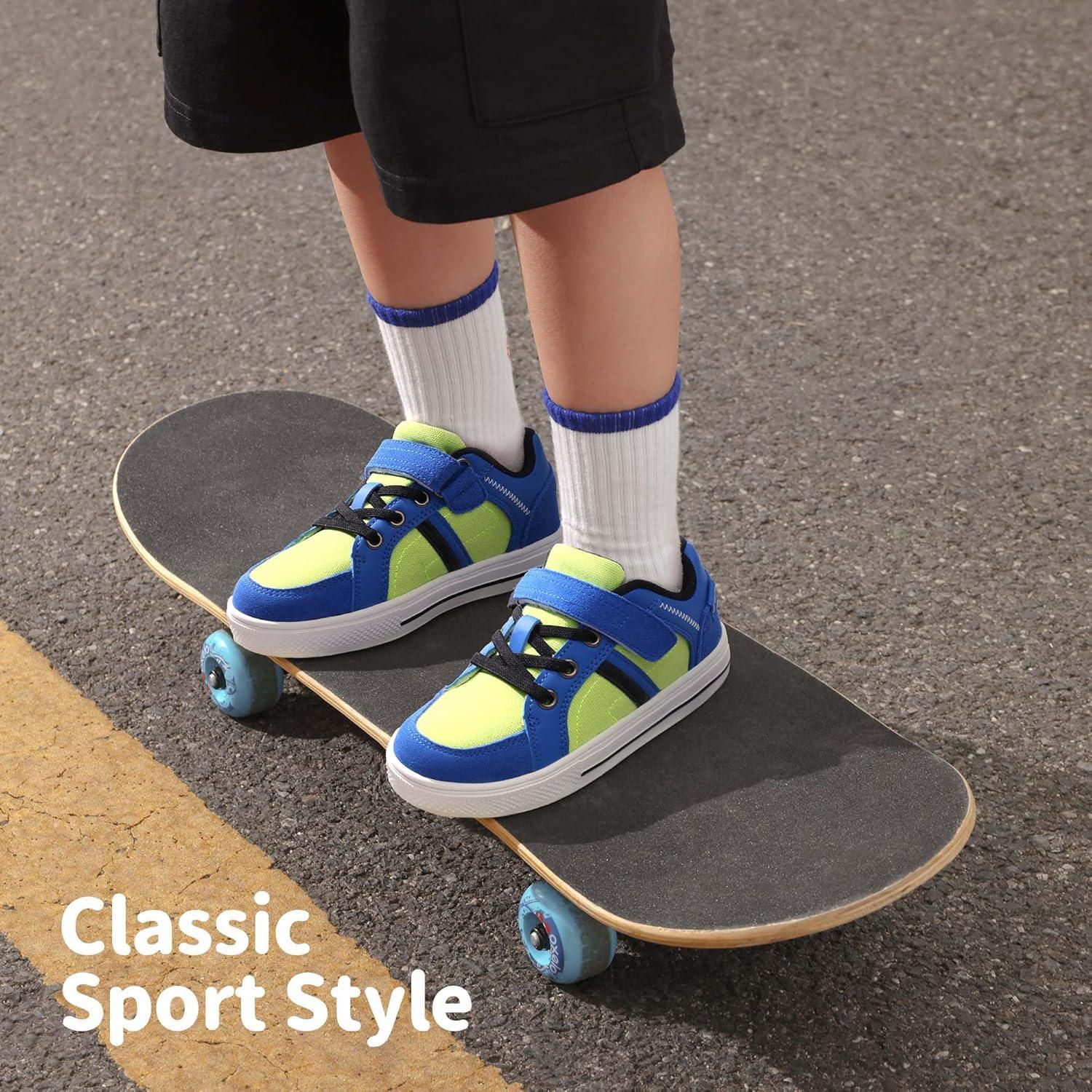 imageDREAM PAIRS Kid Sneakers Girls Boys School Loafers Shoes LilLegends TimberTotLight GreenBlue