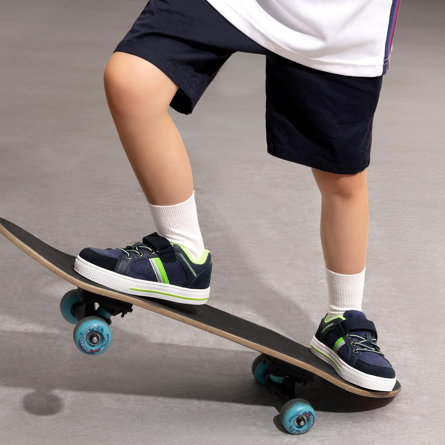 imageDREAM PAIRS Kid Sneakers Girls Boys School Loafers Shoes LilLegends TimberTotNavyNeonGreen