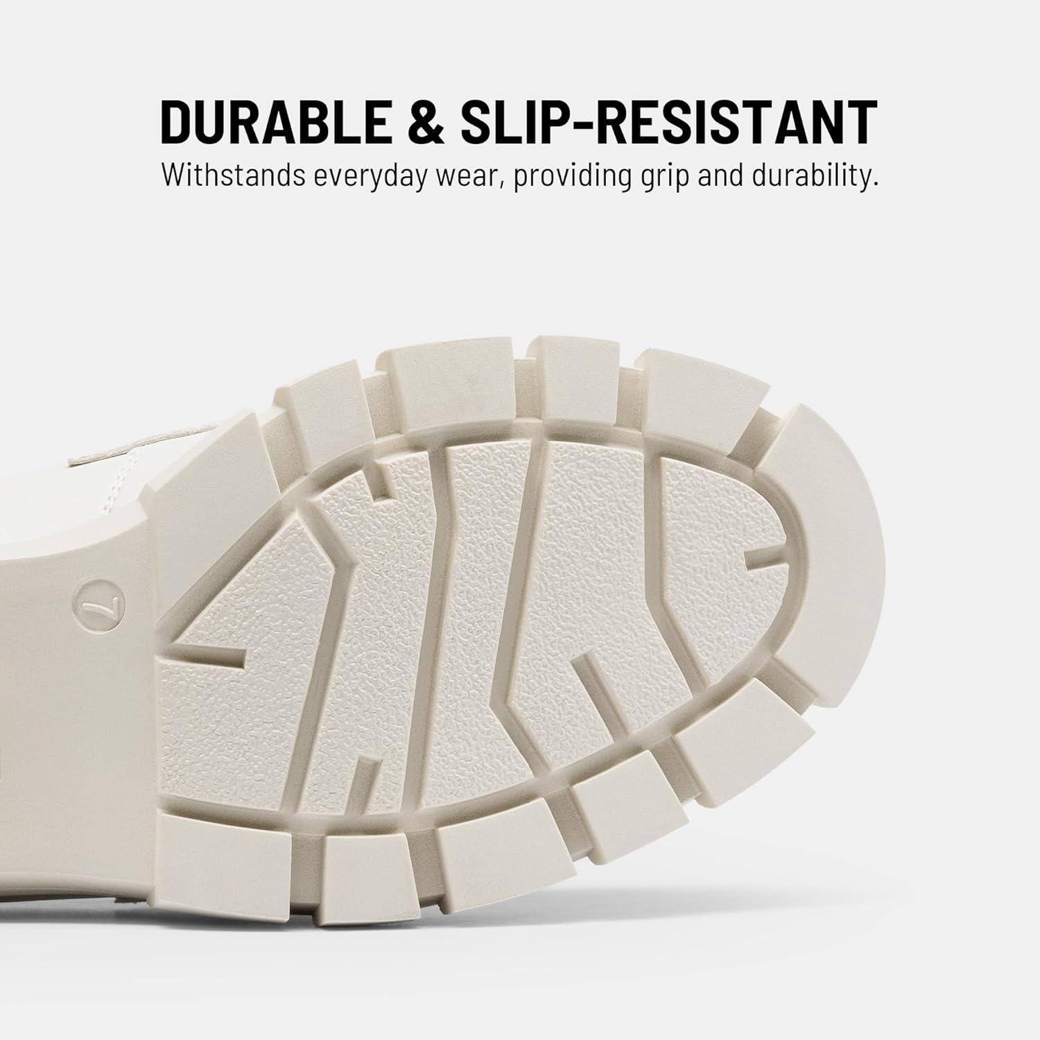 imageDREAM PAIRS Loafers for Women Platform Chunky Loafers Slip On Casual ShoesBeige