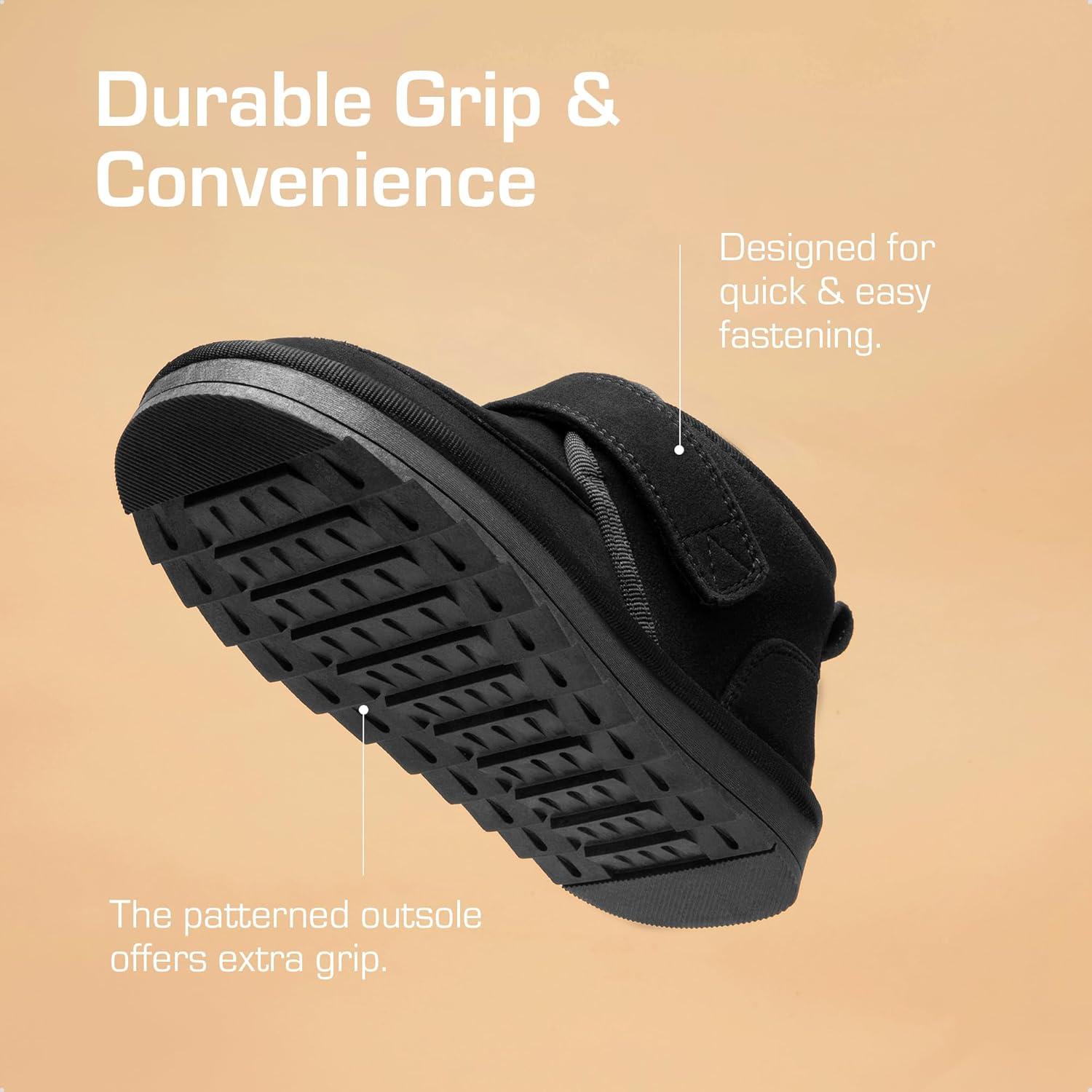 imageDREAM PAIRS Toddler Boots Boys Kids Girls Winter Warm Faux Fur Walking Ankle Boots FuzzyGo Kids Cozy Tap ShoesBlack