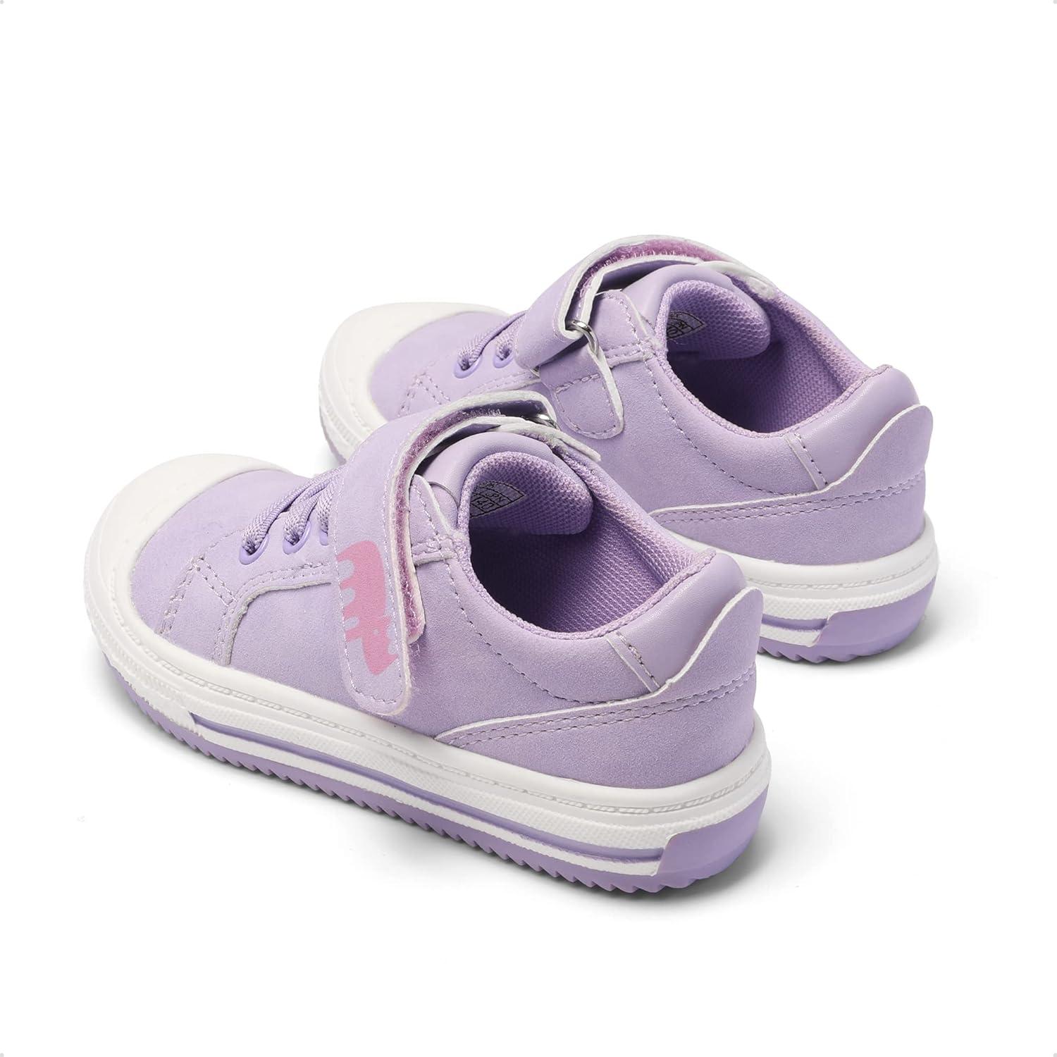 imageDREAM PAIRS Toddler Boys Girls Sneakers Casual Lightweight Kids Storybook Walking Skate ShoesLight Purple