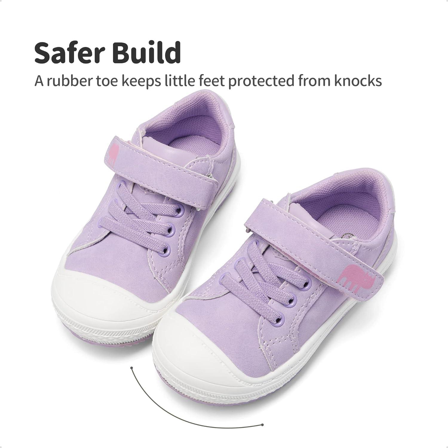 imageDREAM PAIRS Toddler Boys Girls Sneakers Casual Lightweight Kids Storybook Walking Skate ShoesLight Purple