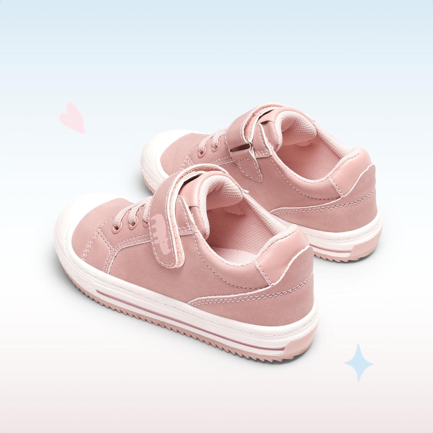 imageDREAM PAIRS Toddler Boys Girls Sneakers Casual Lightweight Kids Storybook Walking Skate ShoesPink