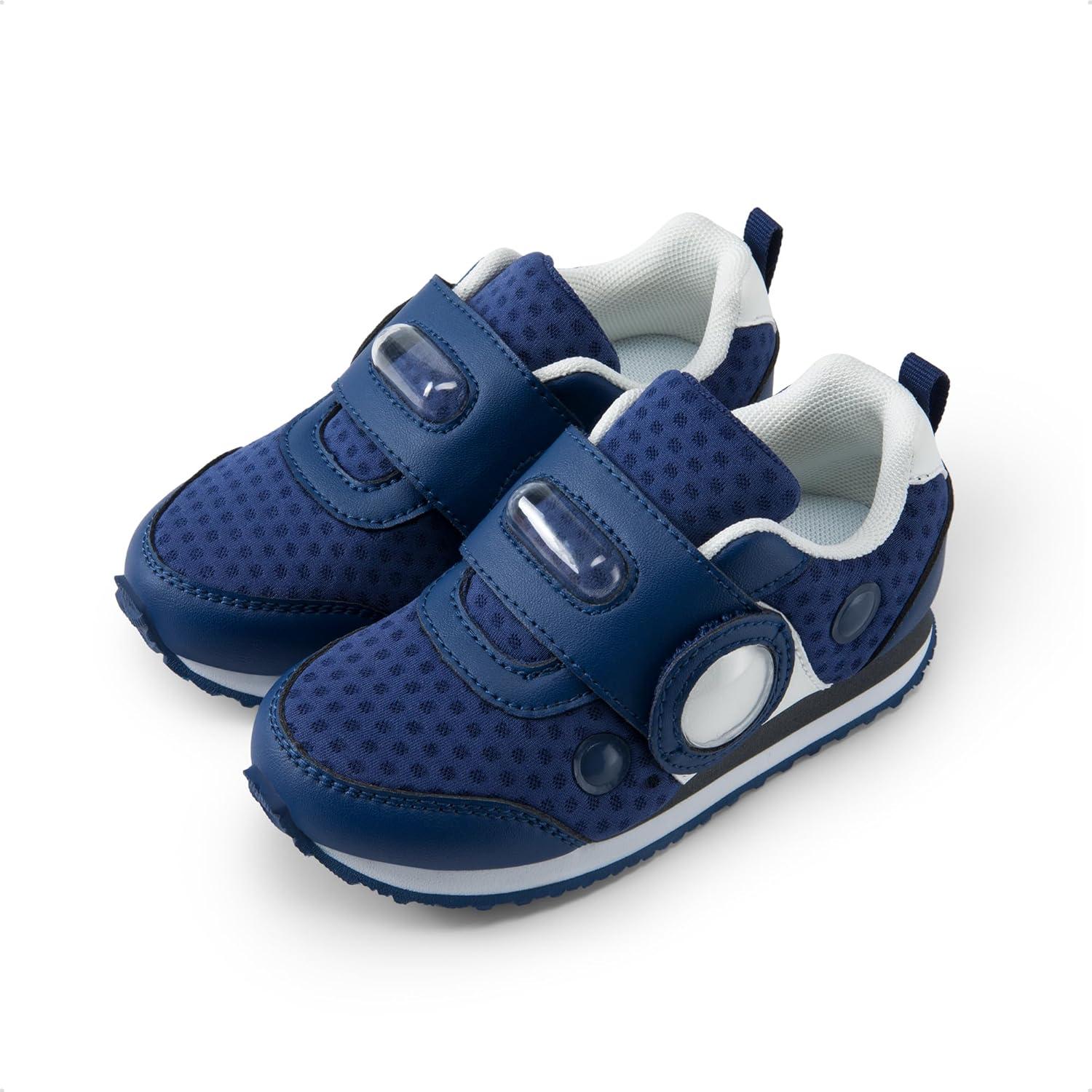 imageDREAM PAIRS Toddler Shoes Boys Girls Sneakers Kids Tennis Running Shoes Storybook Lightweight Hook and Loop Casual Walking ShoesNavy