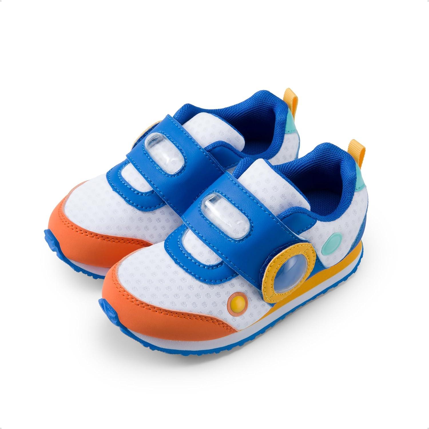 imageDREAM PAIRS Toddler Shoes Boys Girls Sneakers Kids Tennis Running Shoes Storybook Lightweight Hook and Loop Casual Walking ShoesWhiteBlue