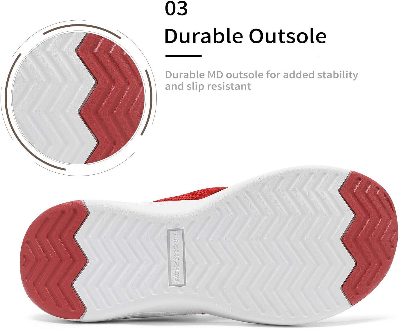 imageDREAM PAIRS Womens Arch Support Soft Cushion Flip Flops Thong SandalsRed