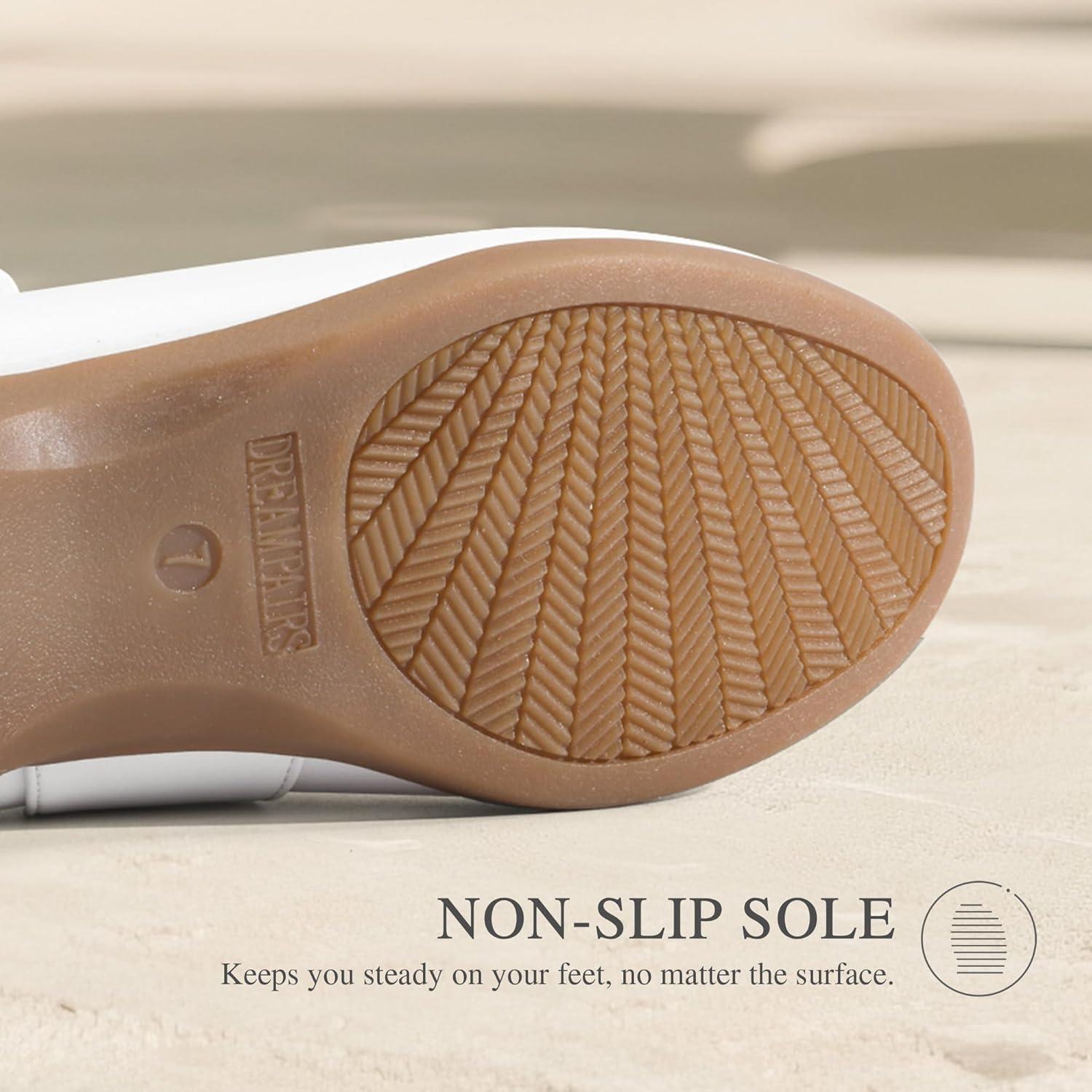 imageDREAM PAIRS Womens Ballet Mary Jane Flats Comfortable Business Office Dress Shoes for Women Dressy and Work with Ankle StrapWhite