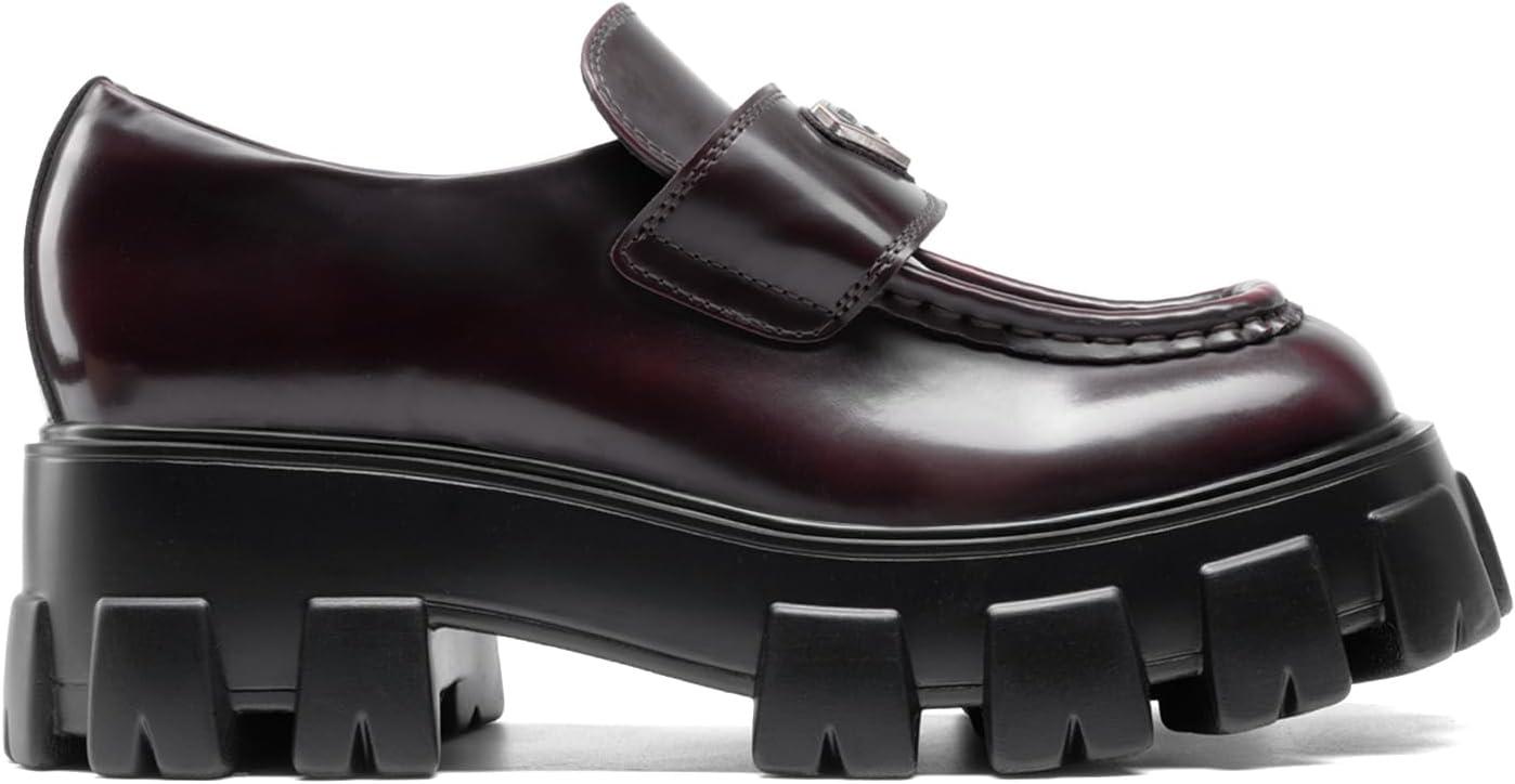 imageDREAM PAIRS Womens Chunky Loafers Platform Comfortable SlipOn Dressy Business Casual Fashion Outfit Loafer ShoesBurgundy