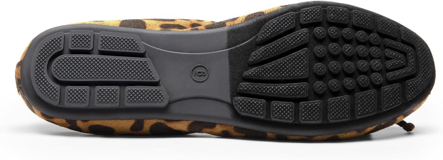 imageDREAM PAIRS Womens Flats Foldable Ballet Flats for Women Bowknot Round Toe Comfort Light Weight SlipOn Dress ShoesLeopard