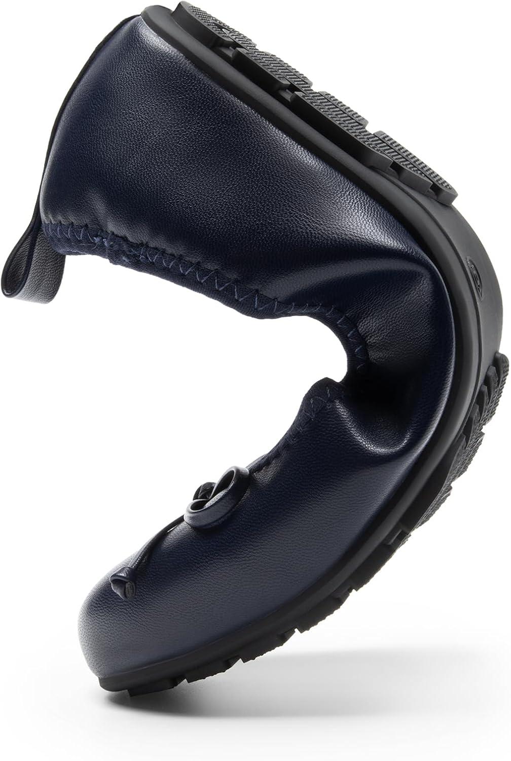 imageDREAM PAIRS Womens Flats Foldable Ballet Flats for Women Bowknot Round Toe Comfort Light Weight SlipOn Dress ShoesNavy