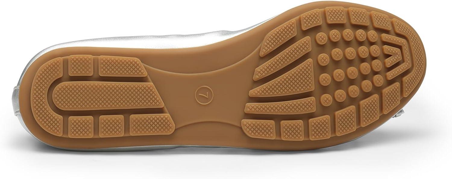 imageDREAM PAIRS Womens Flats Foldable Ballet Flats for Women Bowknot Round Toe Comfort Light Weight SlipOn Dress ShoesSilver