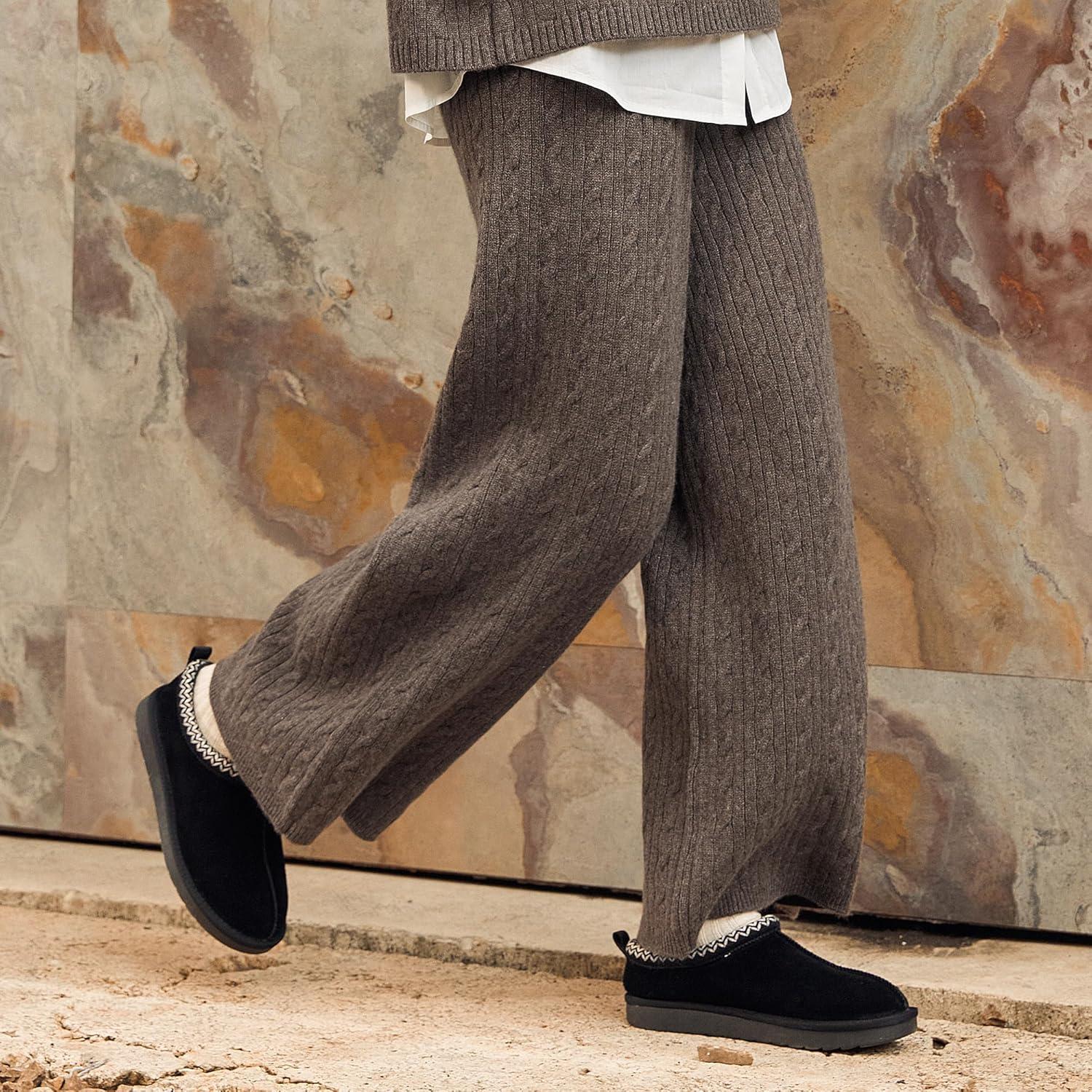 imageDREAM PAIRS Womens Fuzzy Cozy Slippers Genuine Suede Indoor Outdoor Fluffy Home Comfy Winter Slip On Cute Warm Memory Foam Furry Shoes FuzzyEasyBlack