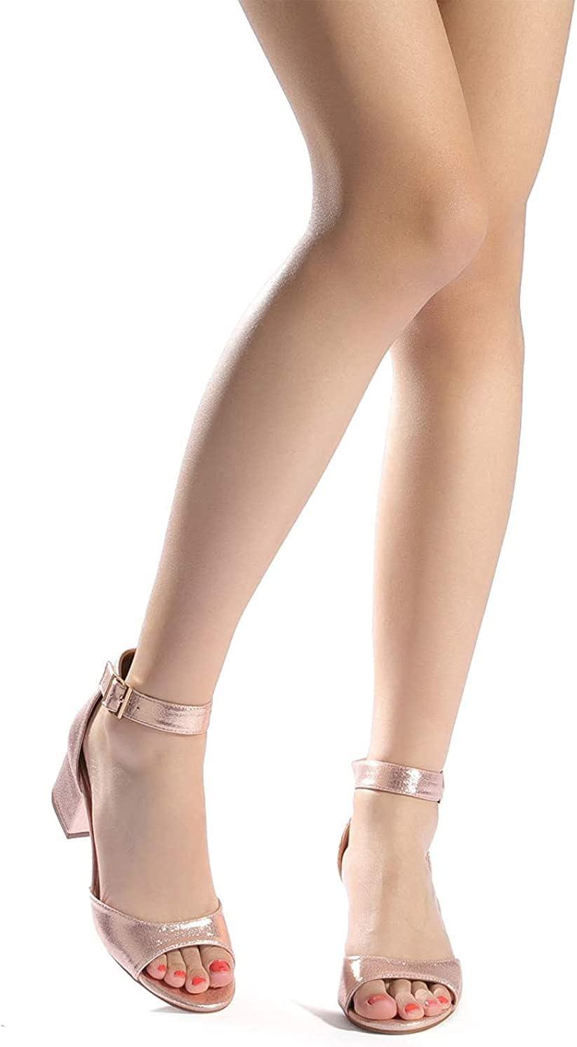 imageDREAM PAIRS Womens Heeled Sandals Chunky Heels Open Toe Heels Dressy Pumps SandalsChampagne Pearl