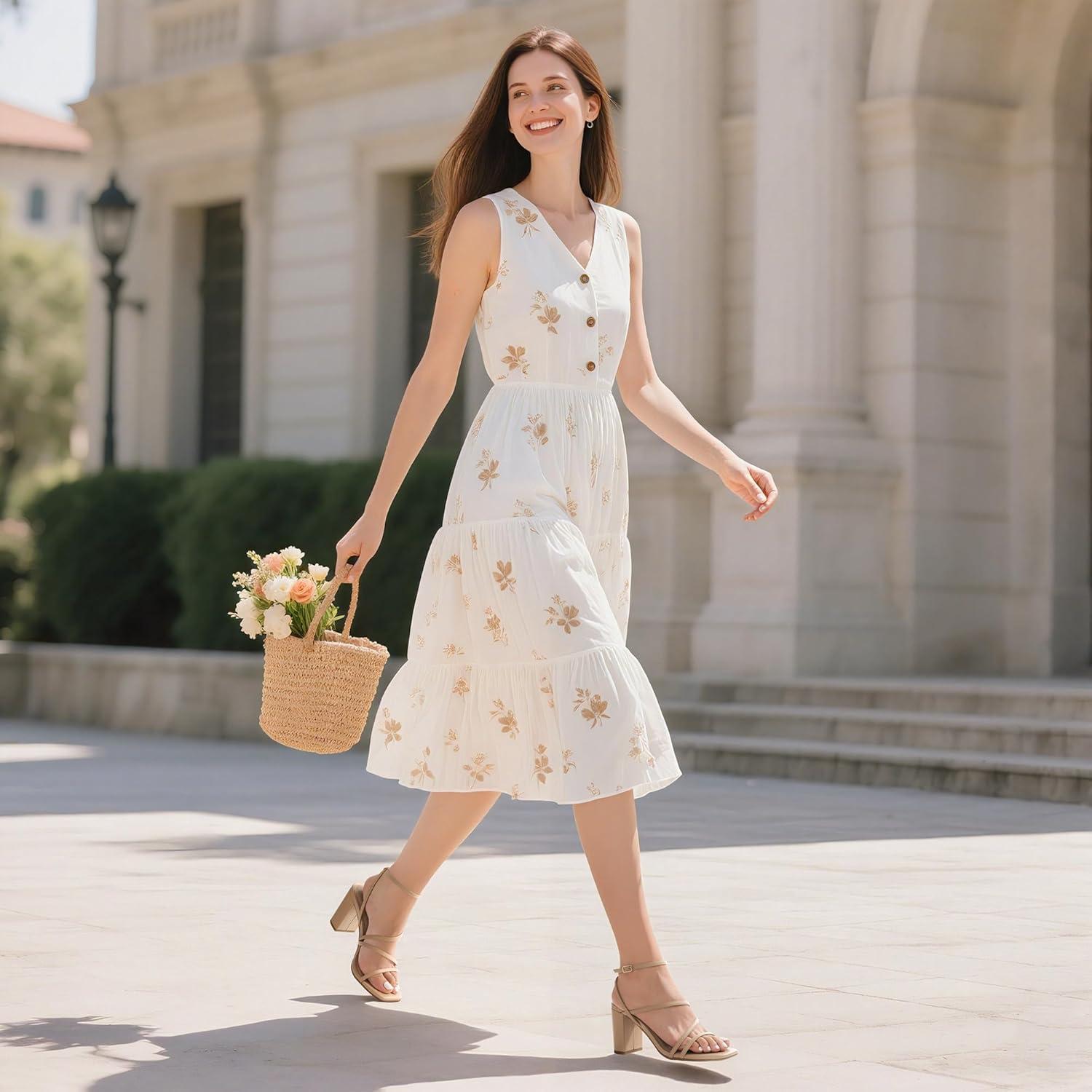 imageDREAM PAIRS Womens Heels Chunky Block Strappy Square Open Toe Ankle Buckle Heeled Sandals Wedding Party Dress Shoes IndieNude