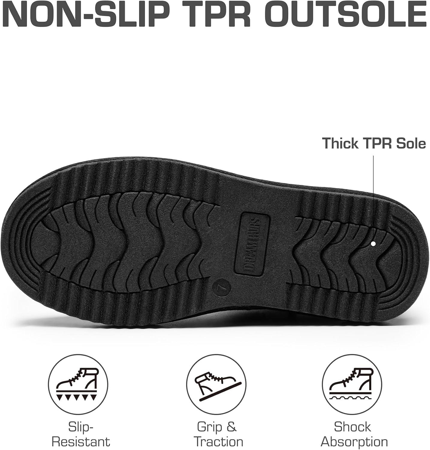 imageDREAM PAIRS Womens Hightop Winter Snow Boots Faux Fur Lining Pull on Warm Comfortable Outdoor Booties Shoes for Women FuzzyClassicBlack