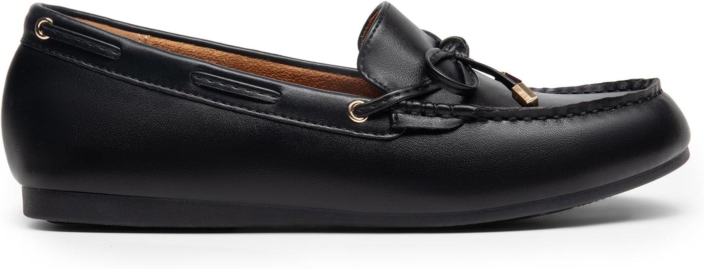 imageDREAM PAIRS Womens Loafers Comfortable Dressy Slipon Business Casual Work Shoes BowKnot Office Driving Round Toe Flats LoafersBlack