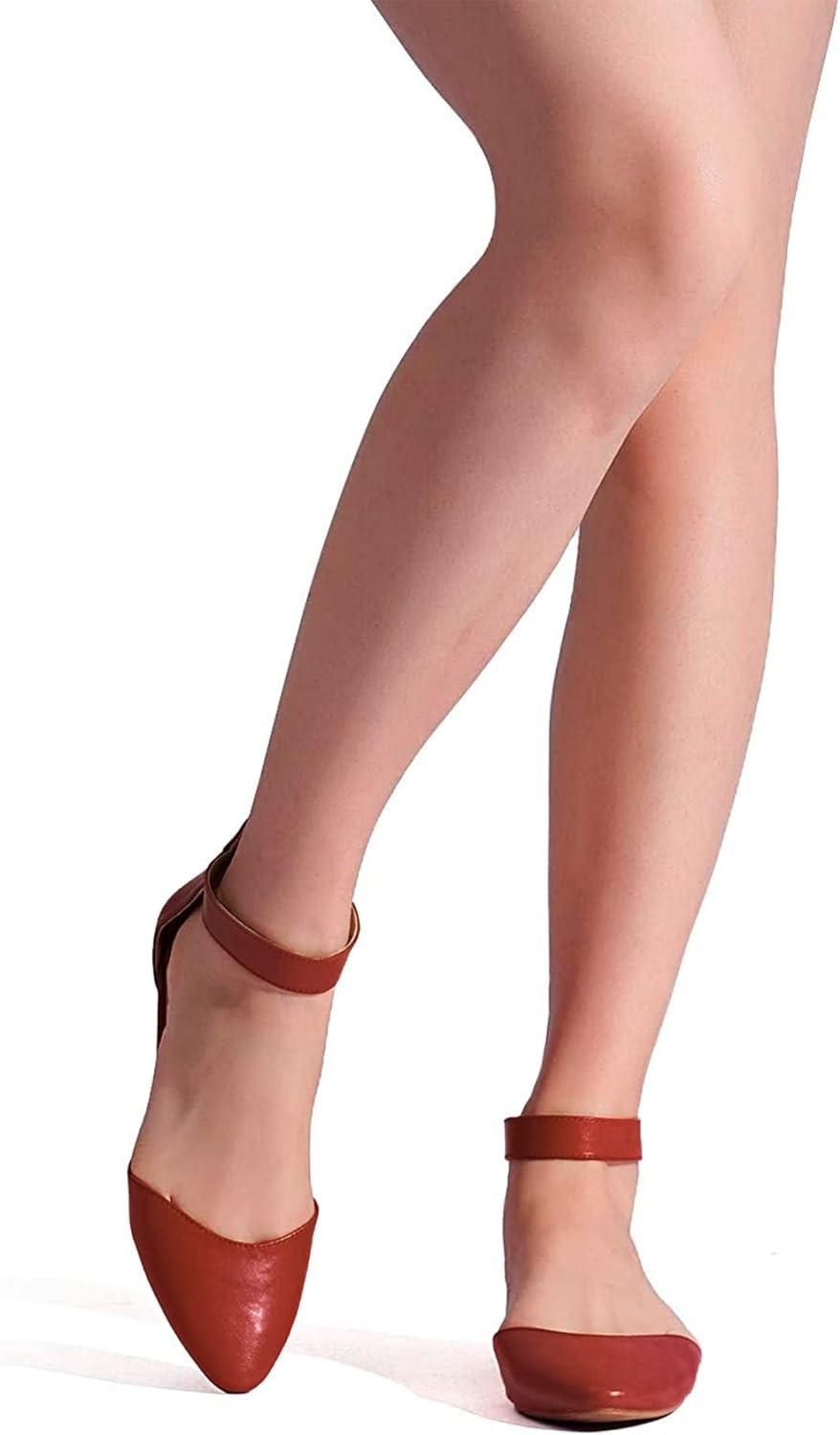 imageDREAM PAIRS Womens Low Wedge Round Toe Ankle Strap Dress Comfortable Casual Flats ShoesRedPu