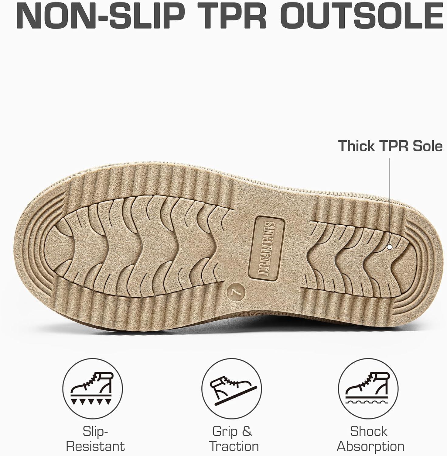 imageDREAM PAIRS Womens ShortyNew Mid Calf Winter Snow BootsSandclassic