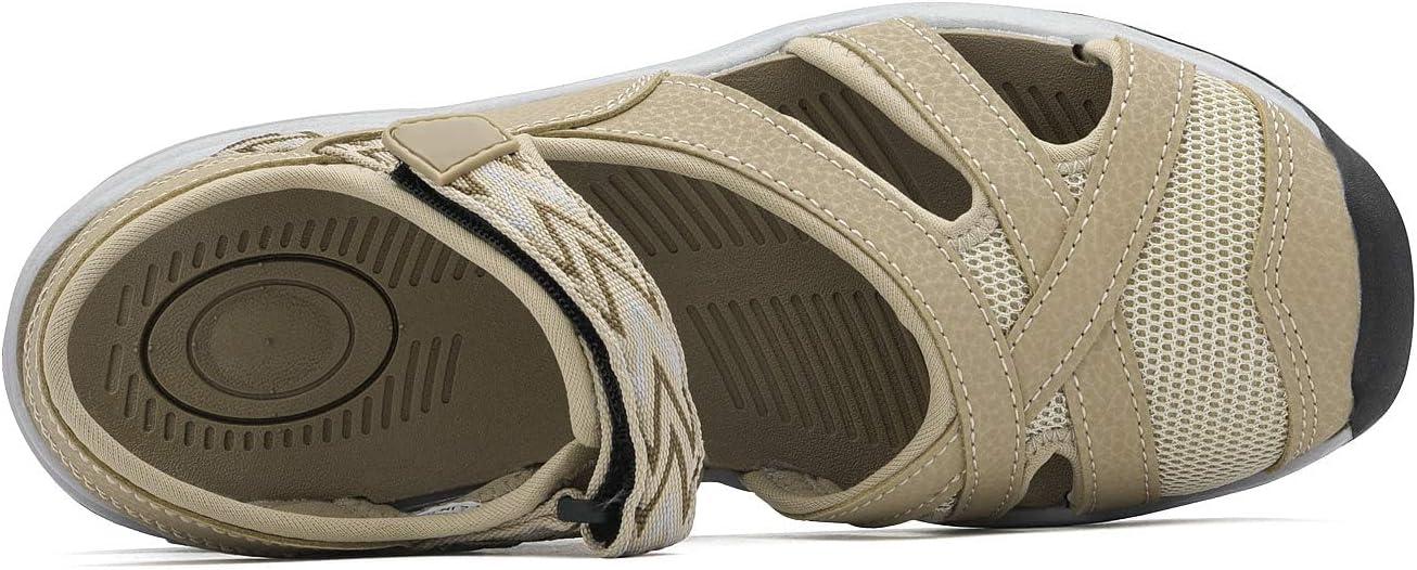 imageDREAM PAIRS Womens Sport Athletic Sandals Outdoor Hiking SandalsBeige