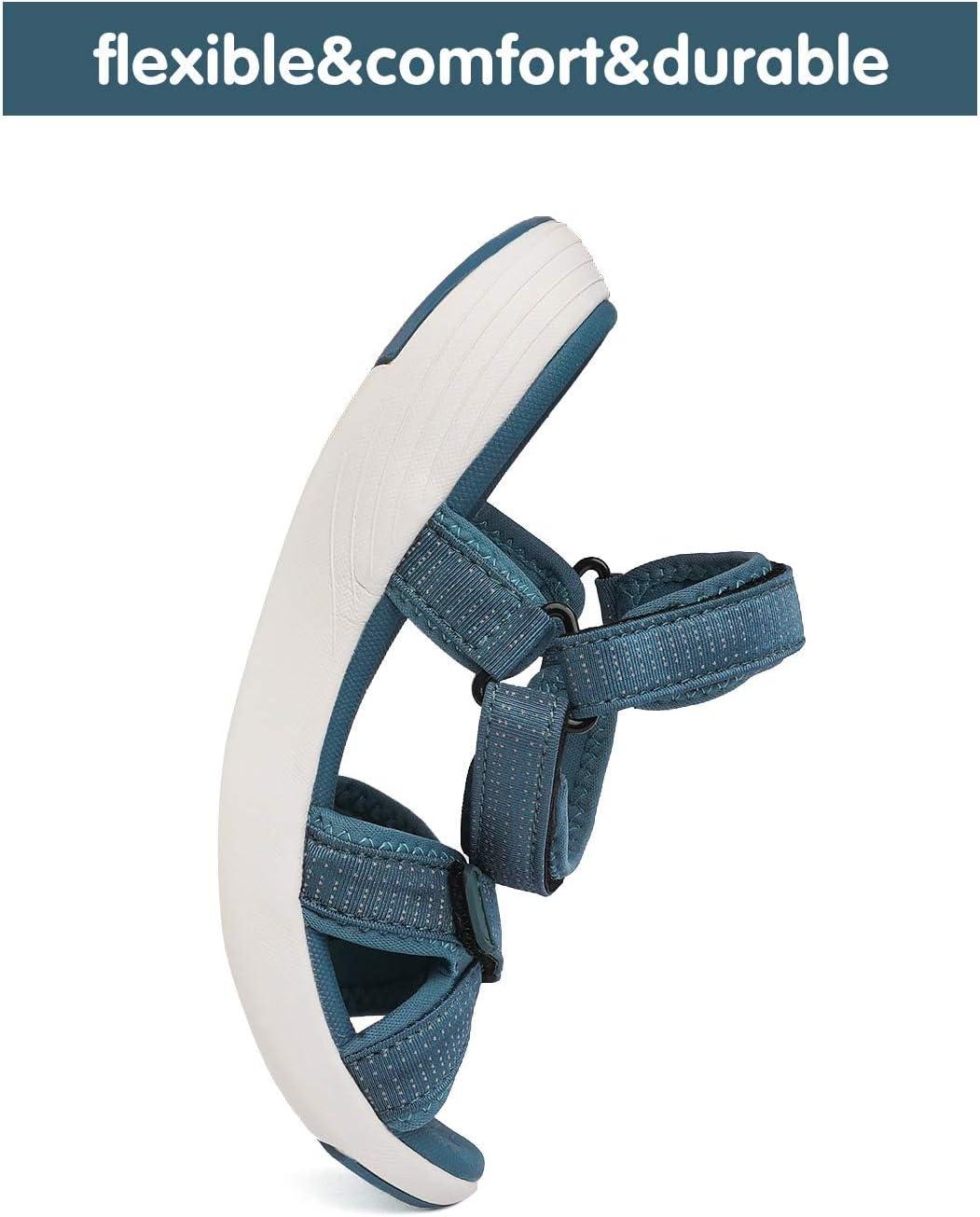imageDREAM PAIRS Womens Sport Athletic Sandals Outdoor Hiking SandalsDarkBlue