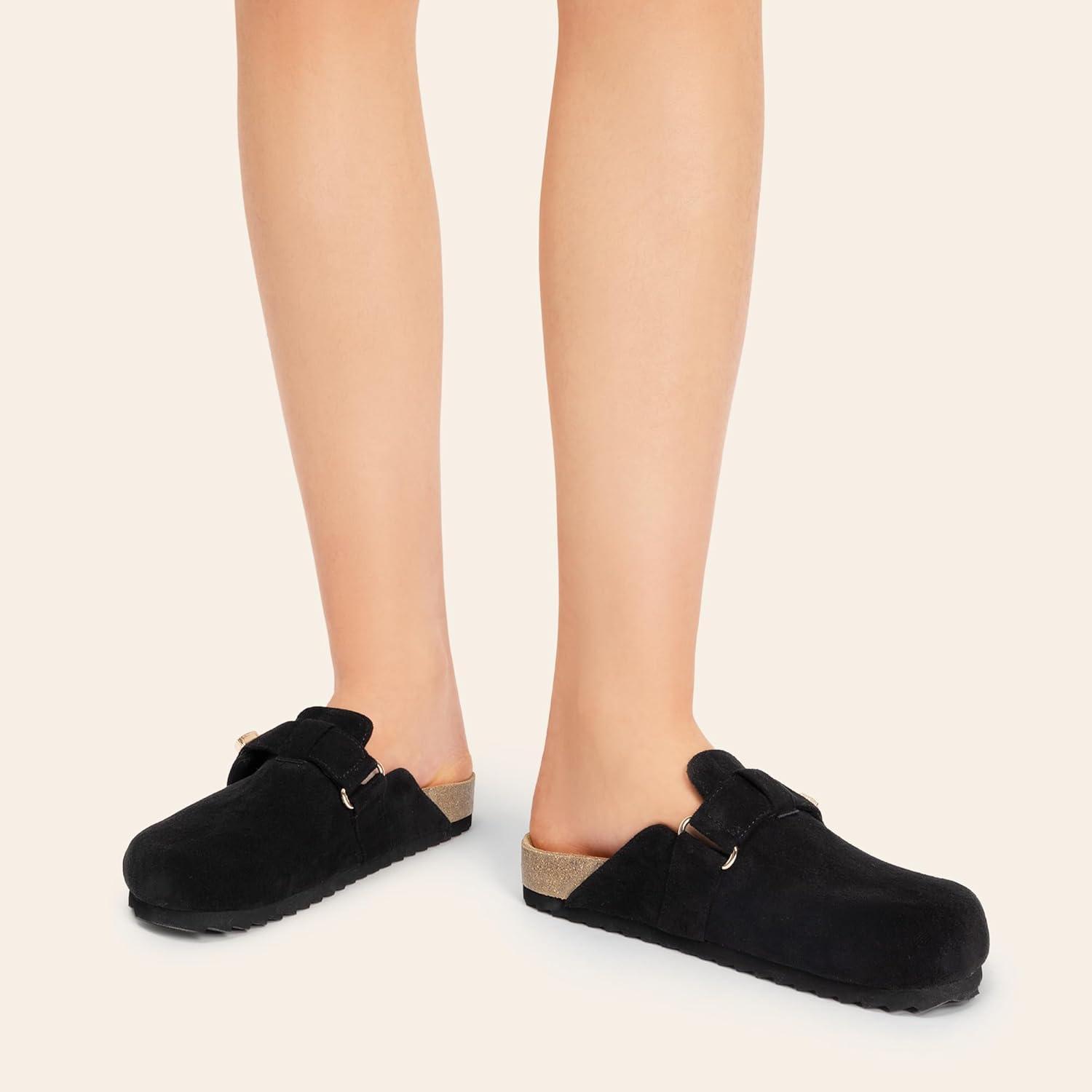 imageDREAM PAIRS womens MuleBlack