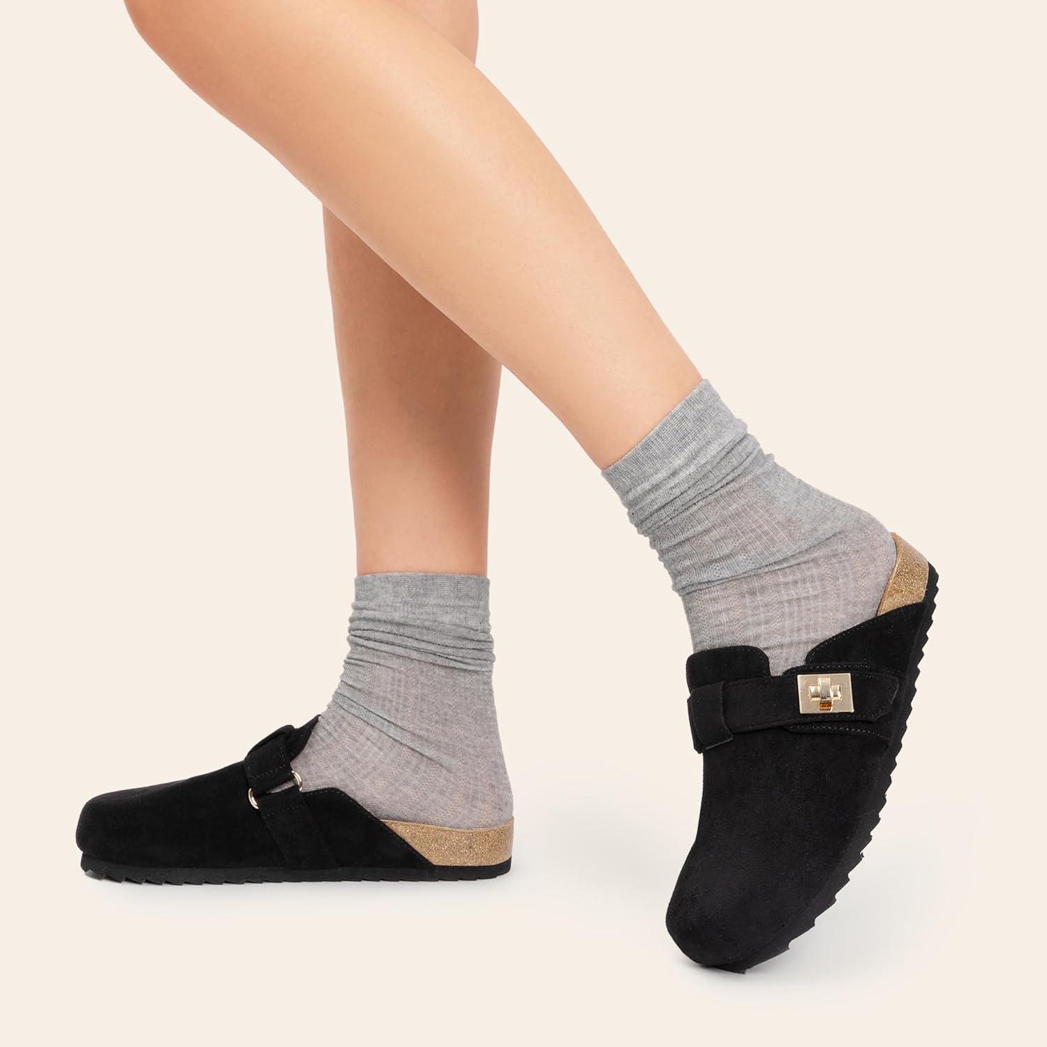 imageDREAM PAIRS womens MuleBlack