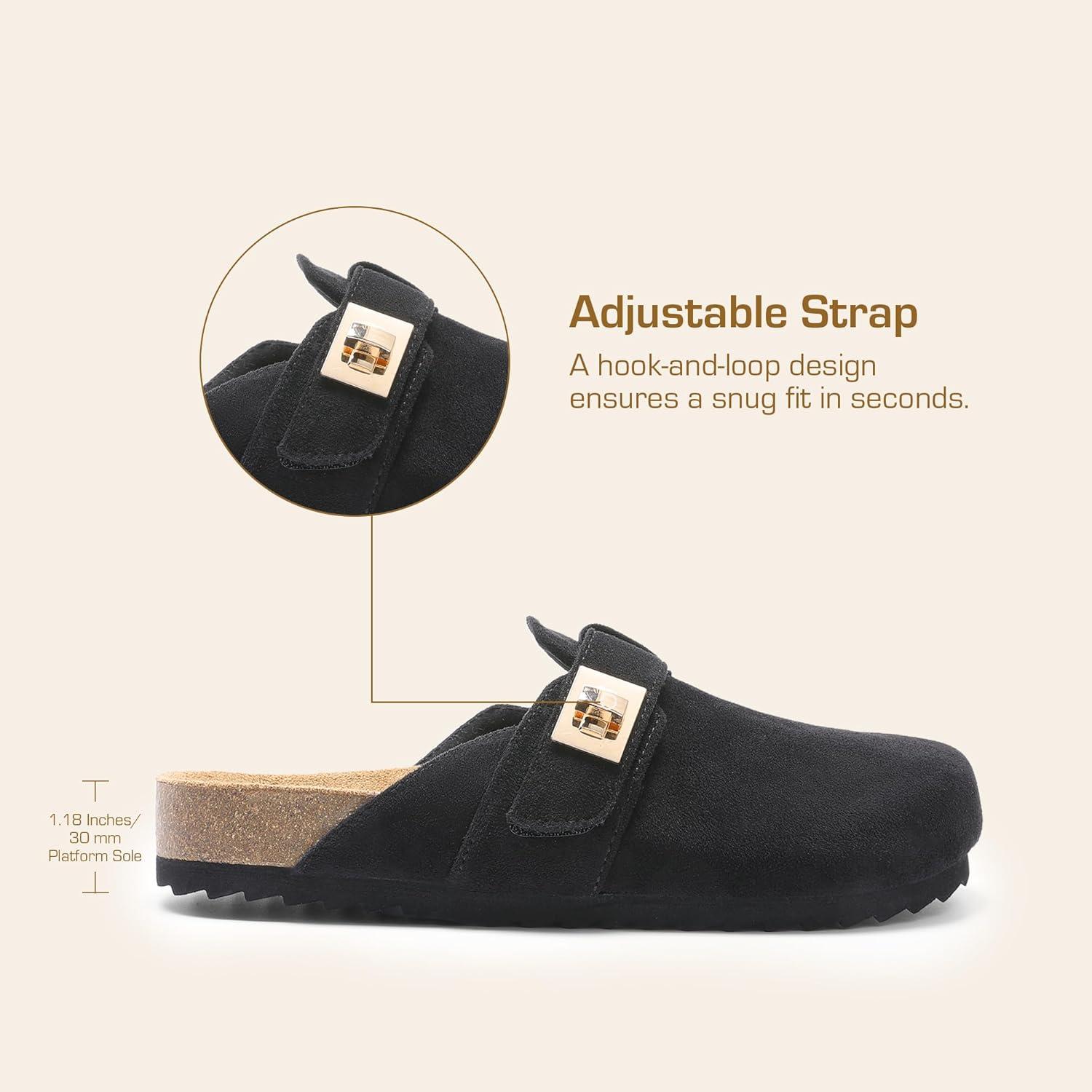imageDREAM PAIRS womens MuleBlack