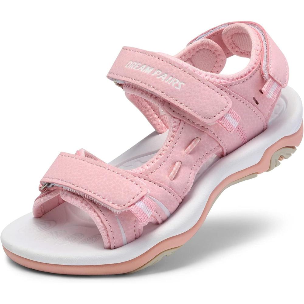 imageDREAM PAIRS Boys Girls Fashion Athletic Summer Sports SandalsToddlerLittle KidBig KidLightPink