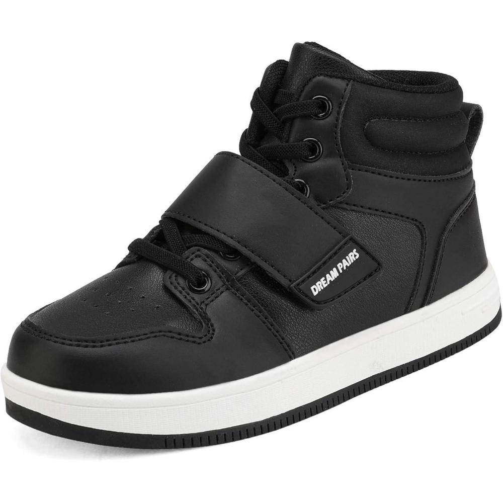 imageDREAM PAIRS Boys Girls High Top Sneaker LilLegends Skyhigh Basketball ShoesBlack