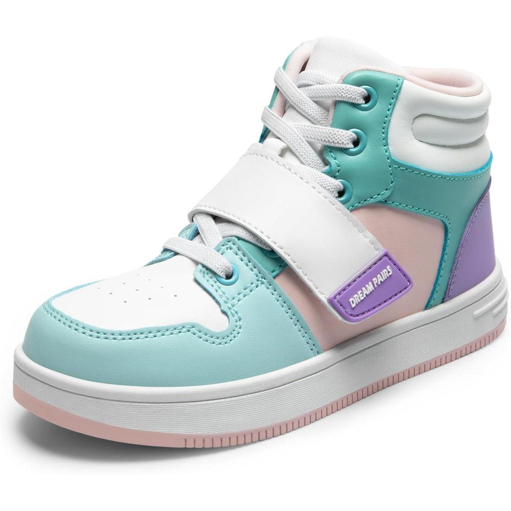 imageDREAM PAIRS Boys Girls High Top Sneaker LilLegends Skyhigh Basketball ShoesMulticolor