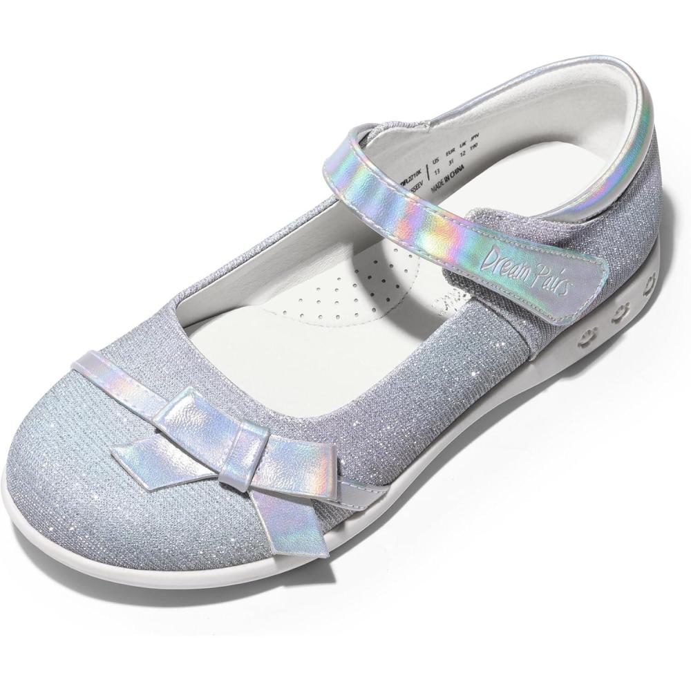 imageDREAM PAIRS Girls School Uniform Shoes Mary Jane Dress FlatsLittle KidBig KidRainbow