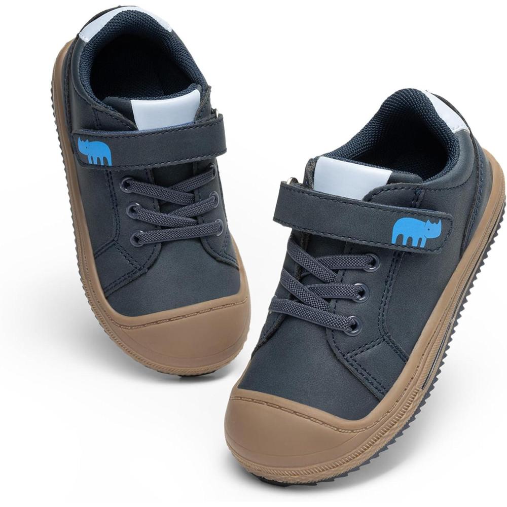 imageDREAM PAIRS Toddler Boys Girls Sneakers Casual Lightweight Kids Storybook Walking Skate ShoesNavy
