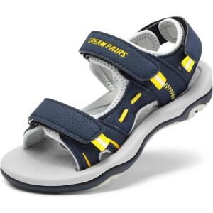 DREAM PAIRS Boys Girls Fashion Athletic Summer Sports Sandals(Toddler/Little Kid/Big Kid)(Dark/Blue)