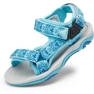 DREAM PAIRS Boys Girls Sandals Kids Adventurous Light-Weight Adjustable Straps Summer Sandals (Toddler/Little Kid/Big Kid)(Baby/Blue)