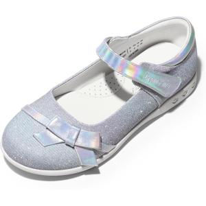 DREAM PAIRS Girls School Uniform Shoes Mary Jane Dress Flats(Little Kid/Big Kid)(Rainbow)