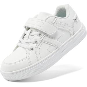 DREAM PAIRS Kid Sneakers Girls Boys School Loafers Shoes LilLegends TimberTot(White)