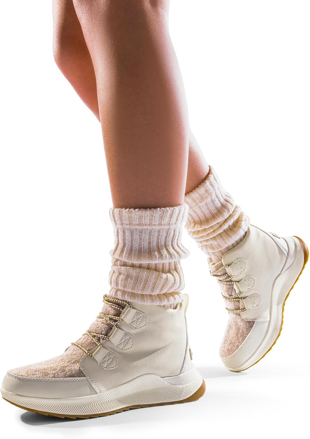 imageDREAM PAIRS Ankle Winter Boots for Women Waterproof Lace Up AntiSlip Warm Snow Booties Fashion Sneaker BootsBeige