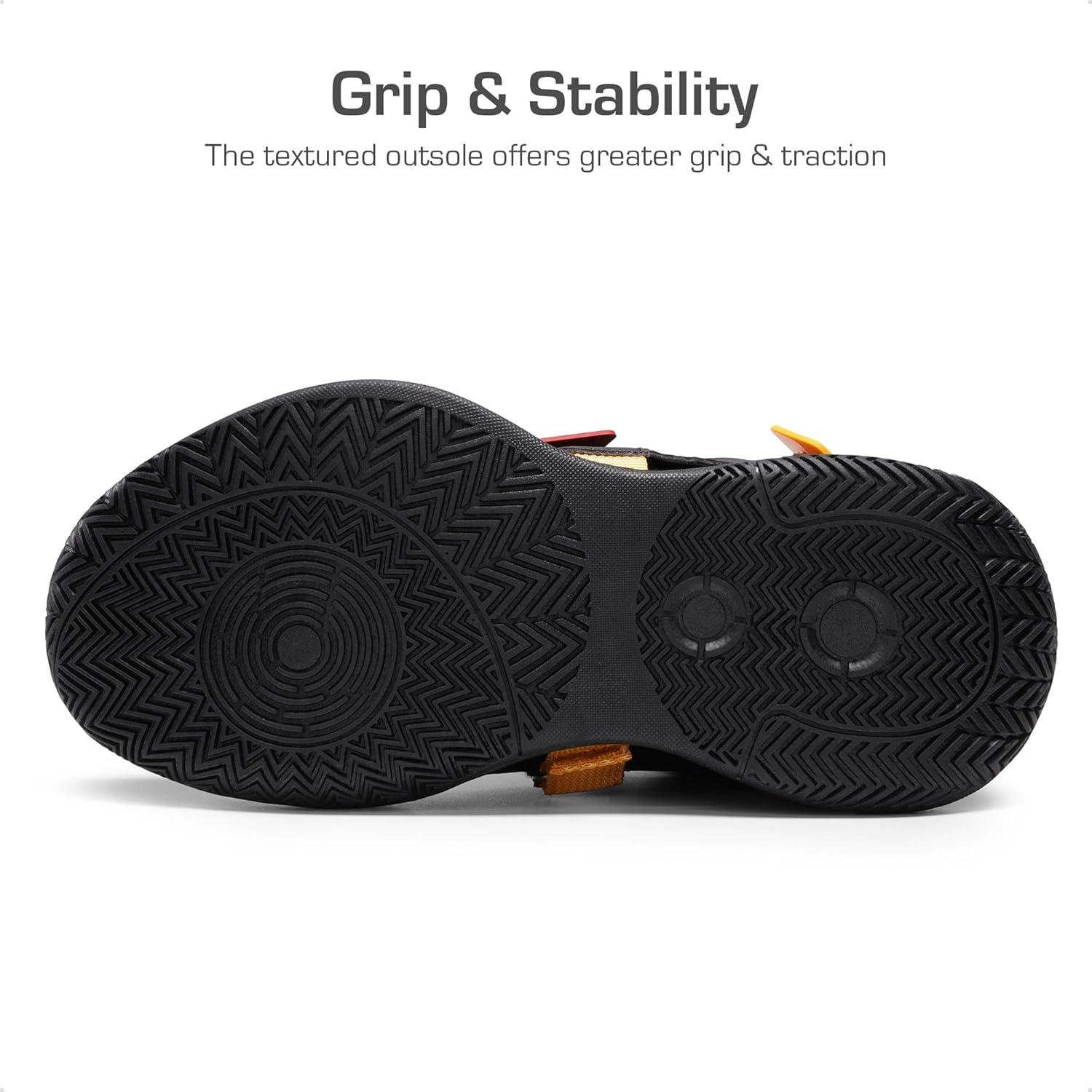 imageDREAM PAIRS Boys Girls Basketball Shoes Little Kid Big Kid NonSlip Sport Athletic Sneakers Boys Comfortable Durable School Training Shoes