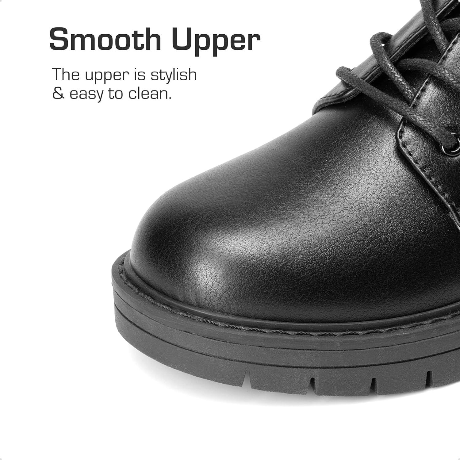 imageDREAM PAIRS Boys Girls Dress Shoes Kids Uniform Formal Classic Oxfords Laceup for Toddler Little Big KidAll Black